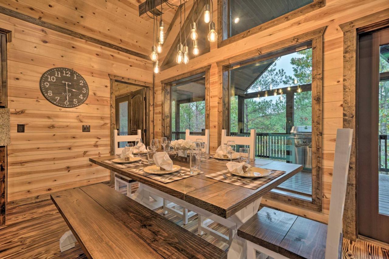 Broken Bow Cabin Deck With Hot Tub And Pool Table! المظهر الخارجي الصورة