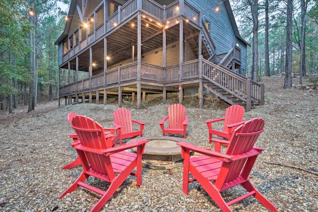 Broken Bow Cabin Deck With Hot Tub And Pool Table! المظهر الخارجي الصورة