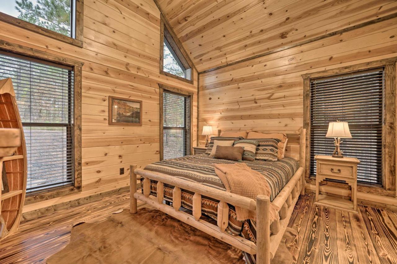 Broken Bow Cabin Deck With Hot Tub And Pool Table! المظهر الخارجي الصورة