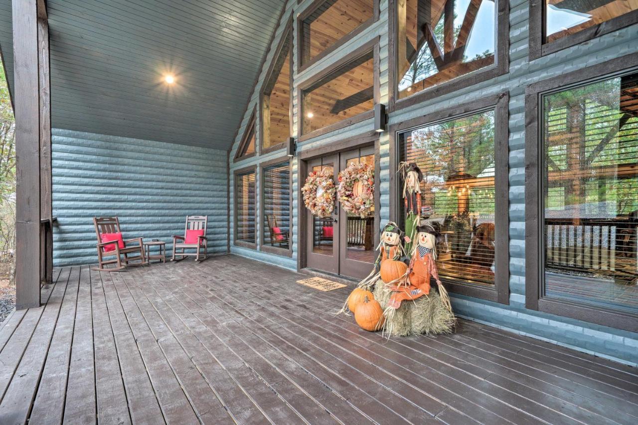 Broken Bow Cabin Deck With Hot Tub And Pool Table! المظهر الخارجي الصورة
